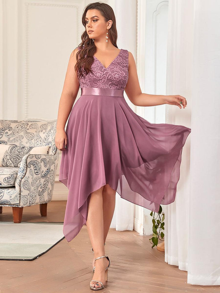 ever COSTA|Abito da matrimonio irregolare in chiffon di seta