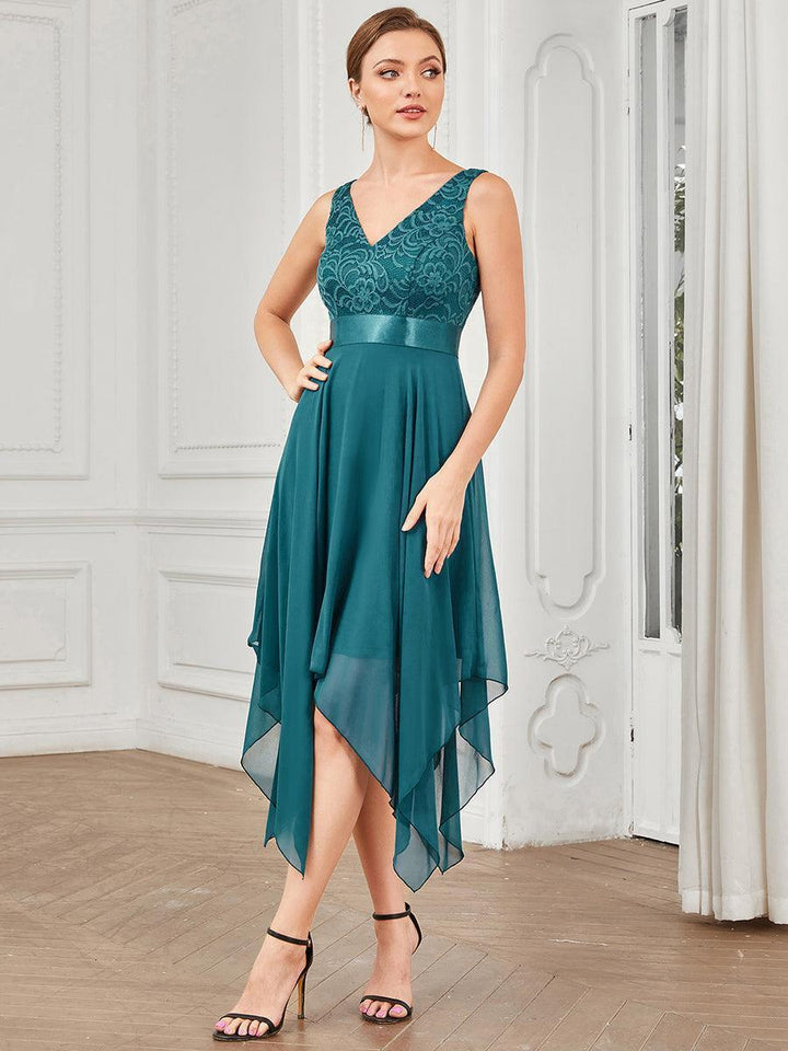 ever COSTA|Abito da matrimonio irregolare in chiffon di seta