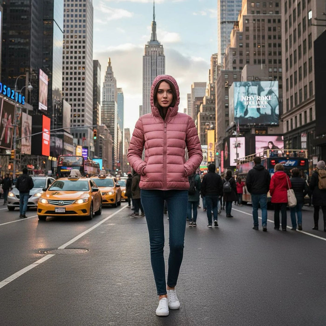 Freja™ – Ultralett Vanntett og Stilig Vinterjakke