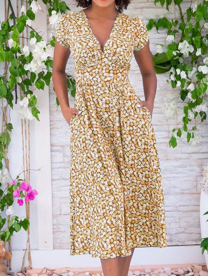 Lucia – Abito midi con bottoni