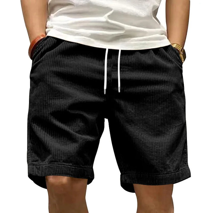 Steve | Pantaloni Corti Estivi in Velluto a Coste Classico
