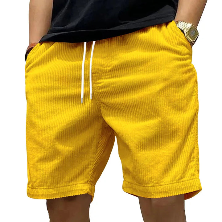 Steve | Pantaloni Corti Estivi in Velluto a Coste Classico