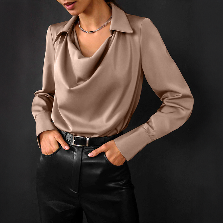 Cassie™ | Elegante Blusa in Seta per Donna