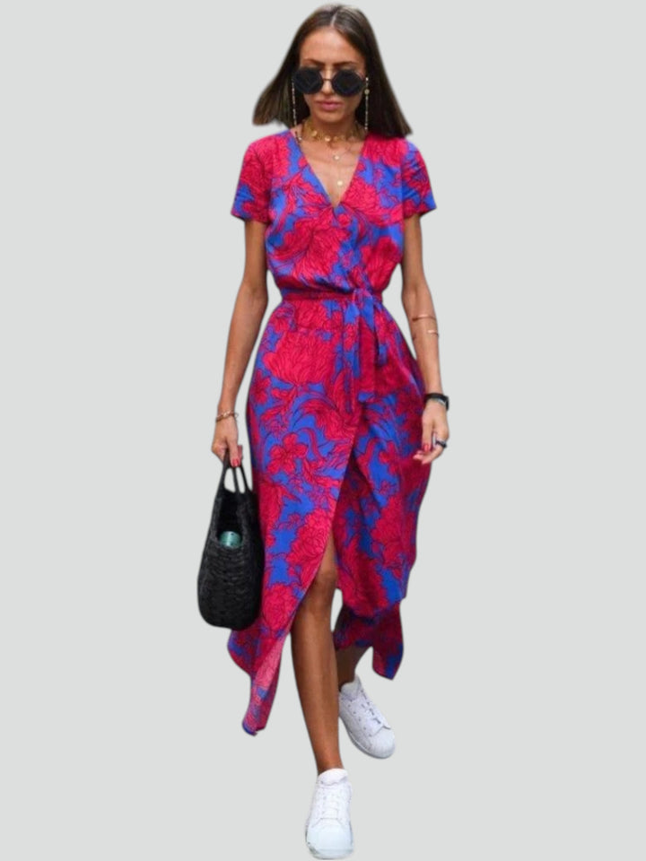 Suzanne - Abito elegante con scollatura a V