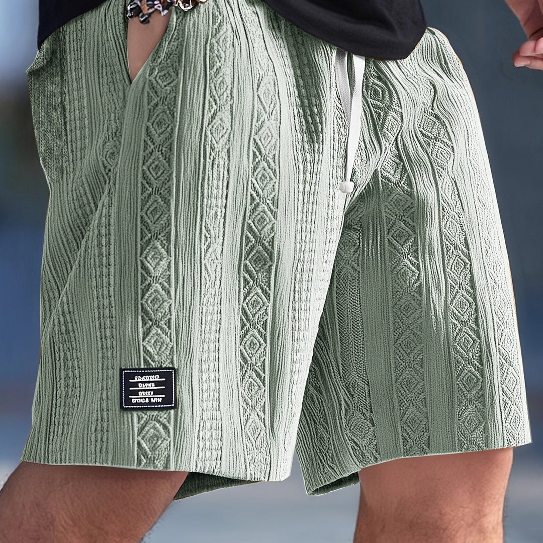 Eric | Shorts premium in maglia testurizzata