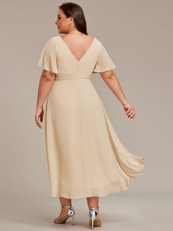 ever FAYE|Abito da invitata di matrimonio chic con scollo a V