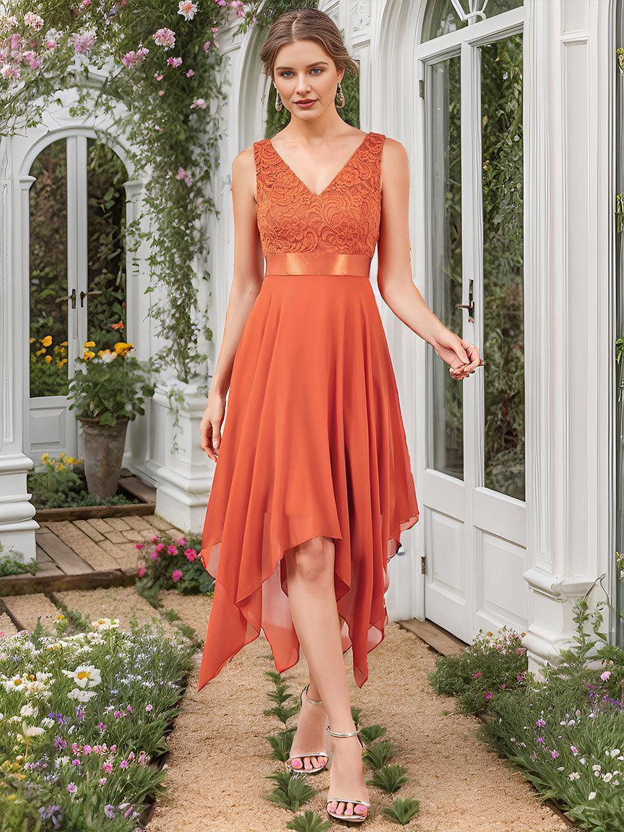 ever COSTA|Abito da matrimonio irregolare in chiffon di seta