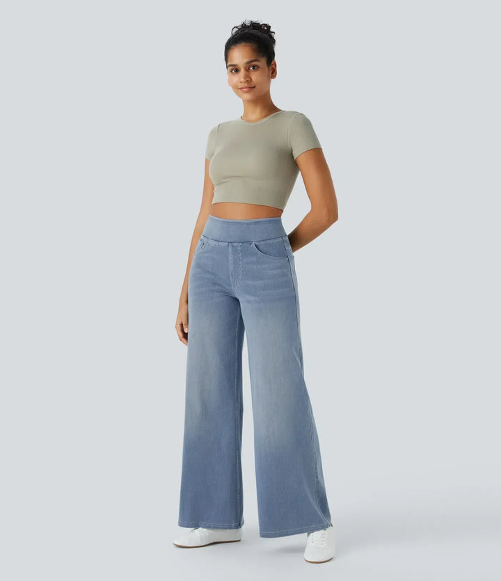 Evie™ | Pantaloni Elasticizzati Comodi con Vita Alta