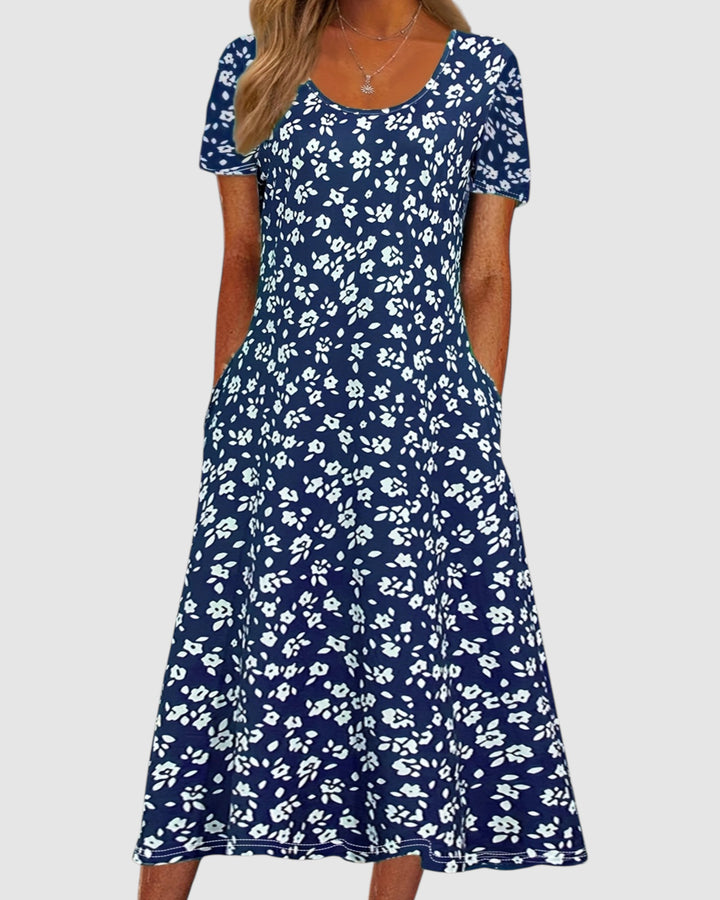 Sofia – Floral Midi Dress